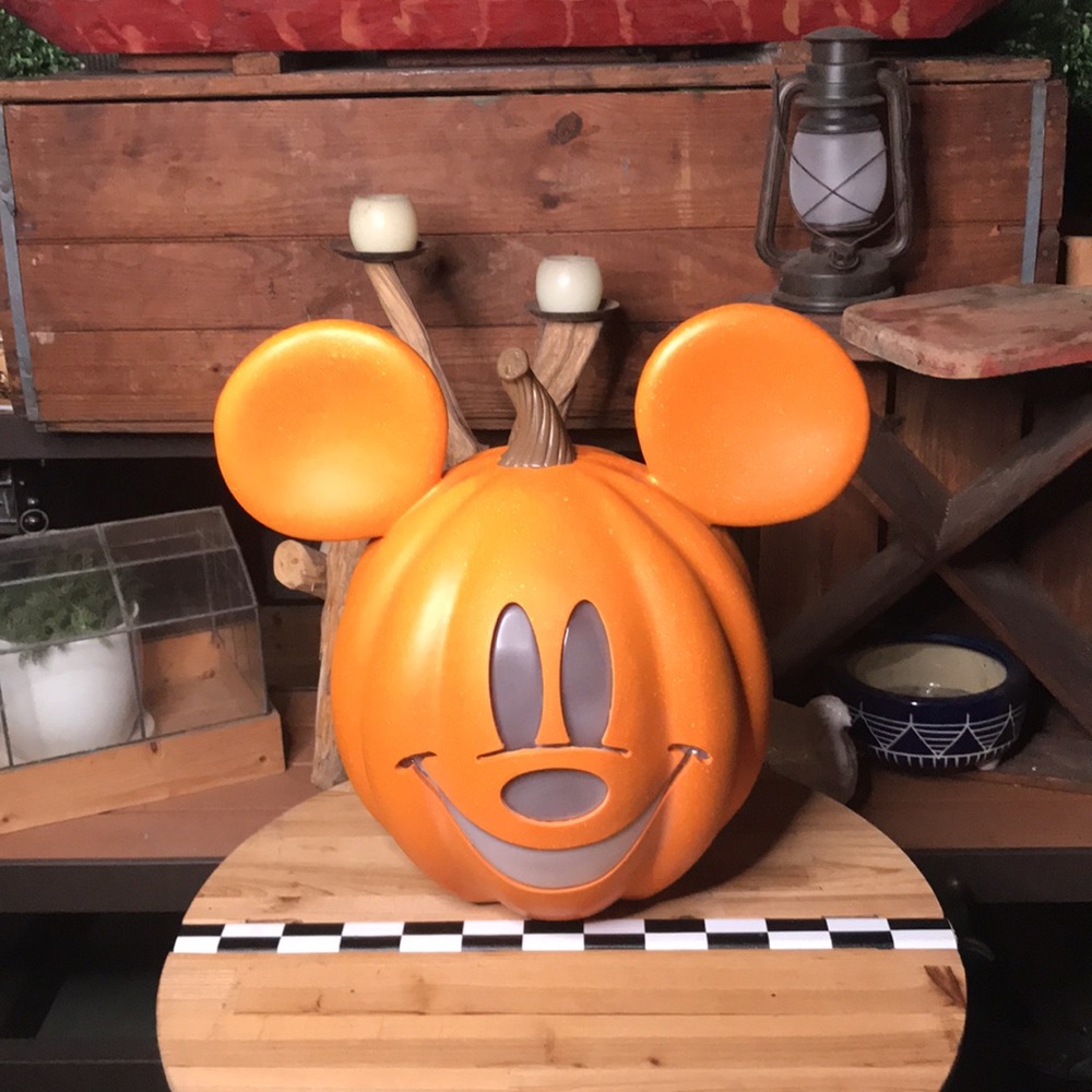 Pottery Barn Kids Magically Enchanting Disney Mickey Mouse Pumpkin Luminary